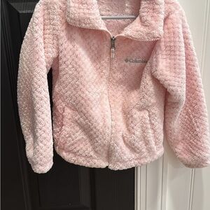 Columbia Soft Pink Fleece Jacket